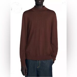 WOOL SWEATER WITH HIGH NECK